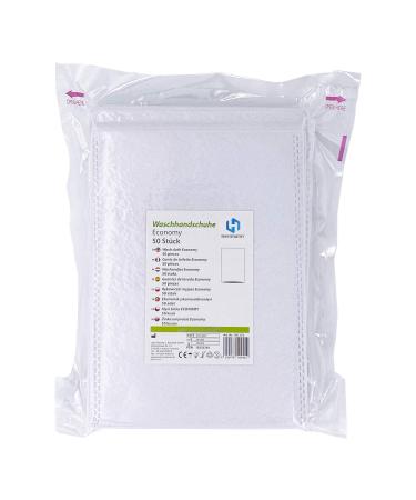 Buy Dilapse of Economy White 2000 Soft Nonwoven Disposable Gloves | Ideal for Hygiene Care Services & Cosmetics - Buy Online on GoSupps.com