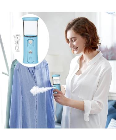 Portable Face Steamer - Cordless Facial Mister - 30ml Visual Water Tank Cordless Mist Sprayer Handy Nano Mist Sprayer with Colorful Light for Face Hydrating Blue - Buy Online on GoSupps.com