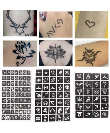 Simple Safe Odorless Non-toxic Stencil Temporary Template Template Professional Tattoos for Beginners - Buy Online on GoSupps.com