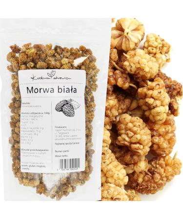 Kuchnia Zdrowia - White mulberry - Seedless - Vitamins - Minerals - Fibers - Airtight packaging with zip - Doypack: (1000g)