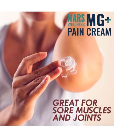 MG+ Pain Cream Squeeze Tube - Extra Strength Magnesium and Arnica Cream - 4 OZ New Squeeze Tube - Sore Legs and Joints, Leg Cramps, Sports and Arthritis Pain Rub - 1 Pack - Buy Online on GoSupps.com