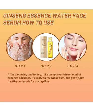 Ginseng Essence Water 120 ml Ginseng Face Rejuvenation Serum Ginseng Polypeptide Anti-Ageing Serum Ginseng Essence Water Face Serum Anti Wrinkle Moisturise Face Care - Buy Online on GoSupps.com