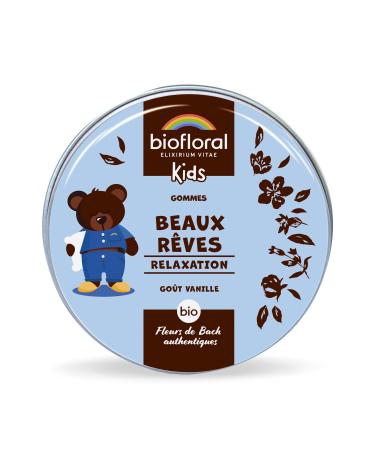 BIOFLORAL KIDS - Beaux R ves - BIO - Relaxation - Fleurs de Bach Authentiques - Sans Alcool - 45g Beaux R ves 45 unit (Lot de 1)