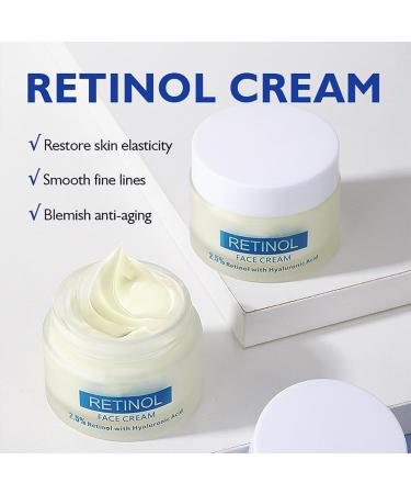 Retinol Cream for Face Anti Aging with Hyaluronic Acid Retinol Face Cream Moisturizer Wrinkle Smoothing & Firming Facial Cream for Women and Men Night Face Cream for Fine Lines 1.75 Fl Oz - Buy Online on GoSupps.com