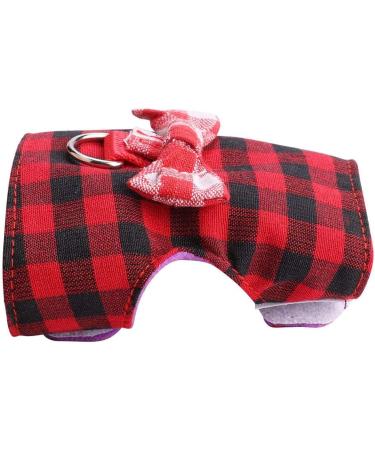 Pet Rabbit Traction Rope & Small Animal Harness - Red Grid + Blue Stripes (2pcs S) - Shop Now for Quality Pet Gear! - Buy Online on GoSupps.com
