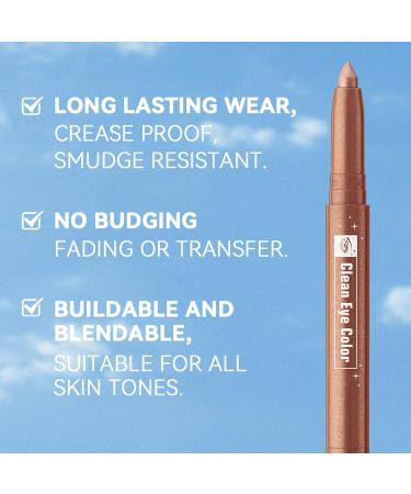 2pcs Waterproof Eye Pencil Matte Black Eye Liner with Intense Color Smudge-proof Eyeliner Smooth and Creamy Texture 12h+ Hold Waterproof Black Eye Pencil (01+02) - Buy Online on GoSupps.com