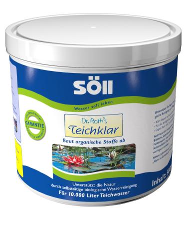 S ll 80380 Dr.Roth's pond clear microbiological pond cleaning and algae prophylaxis 500 g - pollutant -reducing microorganisms for natural water declaration in the pond SchwieMenich Fischteich 500 g for 10 000 liters single - Buy Online on GoSupps.com