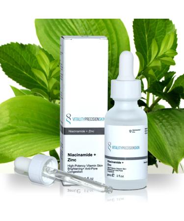 Vitality Precision Skin Niacinamide+ Zinc High potency brightening and pore reduction