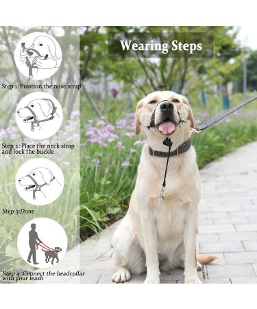 Shop No-Pull Dog Harness - Soft Padded Durable for Medium & Large Dogs | Training Guide Included - Buy Online on GoSupps.com
