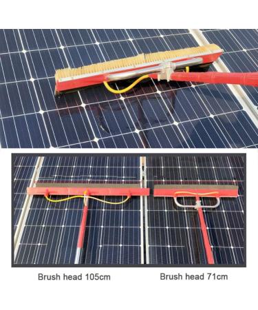 7M/5.9M Water Fed Telescopic Brush Window Cleaning Pole Photovoltaic Panel Cleaning Tool Caravan Washing Truck Campers and Buses 7M Pole 71Cm Brush Head - Buy Online on GoSupps.com