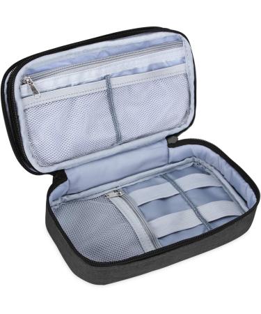 Teamoy Travel Cosmetics Brush Bag - Black 21.5cm | Ideal Makeup Accessories Organizer - Buy Online on GoSupps.com