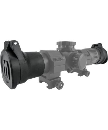 Monstrum Rubberized Flip-Up Rifle Scope Lens Cover Eyepiece | 37-42mm Diameter - Buy Online on GoSupps.com