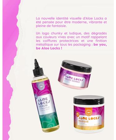 Aloe Locks | Repairing & Growth Activating Serum | Fights hair loss & breakage | Repairs & Strengthens the fiber | 99% natural ingredients | Made in France | Pack of 2x250ml - Buy Online on GoSupps.com