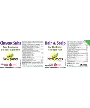 New Roots Herbal - Hair & Scalp 30 softgels - Helps to Promote and Maintain Hair Health - Buy Online on GoSupps.com