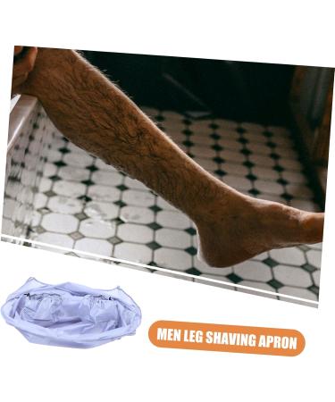 Foldable Leg Shaving Bib Apron for Men - Hair Catching Removable Cloth Perfect for Easy Grooming & Cleanup - Buy Online on GoSupps.com