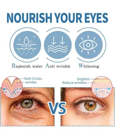 Marine Collagen Eye Patches - Under Eye Patches - Moisturizing Eye Masks for Dark Circle - Under Eye Gel Patches - Fading Fine Lines and Firming Skin - Brightening Eyes - Buy Online on GoSupps.com