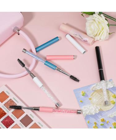 Spoolies Mascara Wands with Cap - 4 Pcs Portable Eyelash Brush Applicators for Eyelash Extensions | Reusable Travel Makeup Tools for Women - Buy Online on GoSupps.com