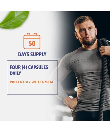 D-Aspartic Acid (DAA) 3000mg - 200 Capsules | Premium Non-GMO & Gluten Free Amino Acid Supplement for Optimal Performance - Buy Online on GoSupps.com