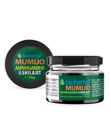 Shilajit R sine 20g avec Ashwagandha & Chrome Extrait v g tal concentr par BIOHERBA | Formule naturelle pour le quotidien | Compl ment alimentaire 1 Pi ces