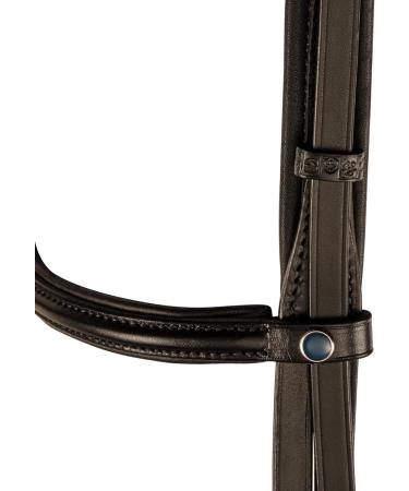 St bben 2300 Leitrim Ebony Warmblood Bridle with French Noseband - Premium International Shipping - Buy Online on GoSupps.com