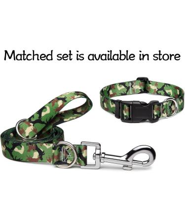 Suredoo Adjustable Nylon Dog Collar - Soft Comfort for Small & Medium Dogs (Camo Green Size S) - Buy Online on GoSupps.com