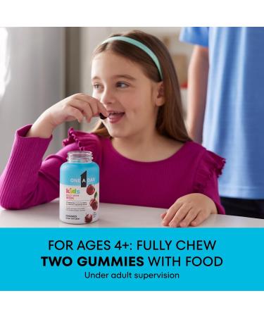 One A Day Kids Multivitamin with Iron Gummy Vitamin D Vitamin C E Zinc for Immune Support Gummy Vitamins Kids Multivitamin Gummies with Iron Cherry Flavor 60 Count (Packaging May Vary) - Buy Online on GoSupps.com