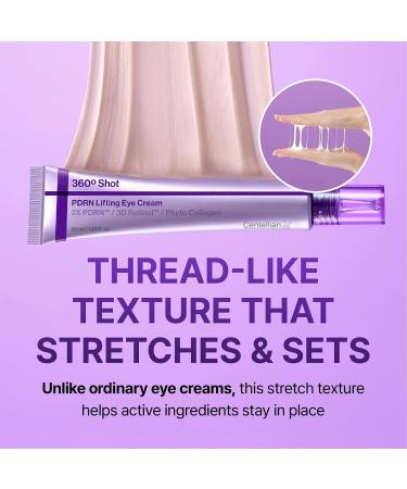 Centellian24 360 Shot PDRN Firming Eye Cream 30ml (1.01 fl oz) Anti-Aging Retinol Eye Cream for Hooded Eyes Wrinkle Smoothing Firming Hydrating Care for Under-Eye Bags Crow s Feet & Dark Circles - Buy Online on GoSupps.com