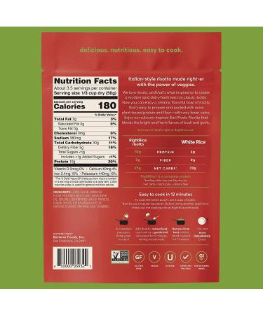 RightRice Risotto Variety Pack - 6oz (Pack of 6) - High Protein Vegan Non-GMO Gluten Free - Buy Online on GoSupps.com