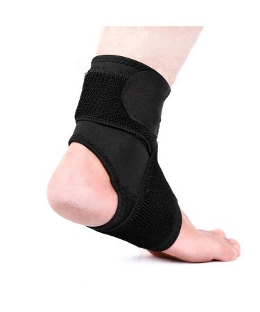 Buy Athletes Compression Ankle Support Pads | Adjustable Foot Braces for Fitness Sports & Running | Black Small - Buy Online on GoSupps.com