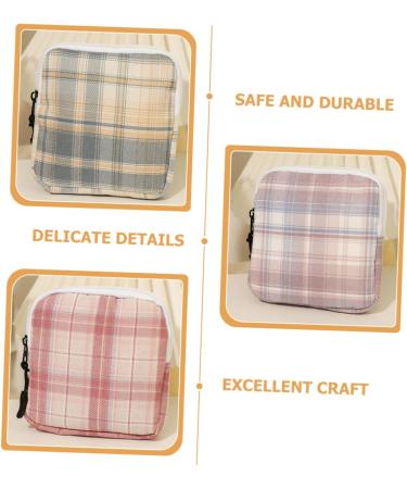 SOLUSTRE 4pcs Mini Storage Bag Set - Travel Purse & Toiletries Containers for Menstrual Pads & Nursing Pads - Buy Online on GoSupps.com
