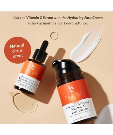 Beauty by Earth Vitamin C Face Cream and Serum - USA Made with Organic & Natural Ingredients - Buy Online on GoSupps.com