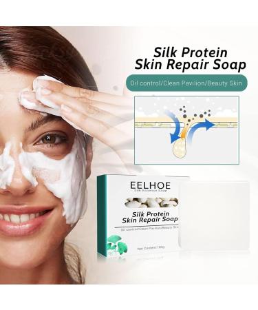 All-Natural Goat Milk Soap Bars with Silk - Moisturizing & Gentle for Sensitive Skin | Nourishing Cleansing Bar for Hands & Body - Buy Online on GoSupps.com