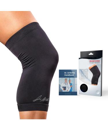 Kniebandage women/knee bands men knee support for relief in arthritis tendonitis injuries supportive knee tanks/knee tanks osteoarthritis black l