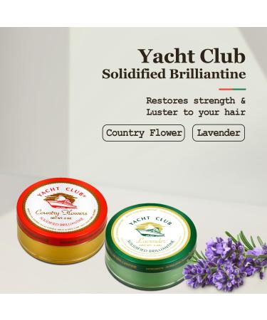 Yacht Club Lavender Solidified Brilliantine 2 oz. - 2-Pack | Premium Hair Care for All Skin Types - International Shipping Available - Buy Online on GoSupps.com