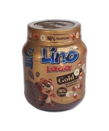Podravka Lino Lada Gold Hazelnut Cream - Fine Spread with Chopped Hazelnuts (350g) | International Shipping Available - Buy Online on GoSupps.com
