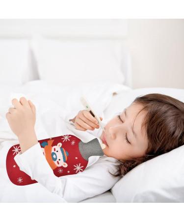 2L Heat Bottle with Animal Cover - Removable & Washable Hot Water Bottle for Winter | Perfect Christmas Gift for Friends & Family - Buy Online on GoSupps.com