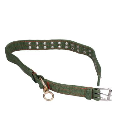 BAOFUYA Cattle Collar Adjustable Canvas Cow Collar with Metal Buckle for Farm Animals (M)