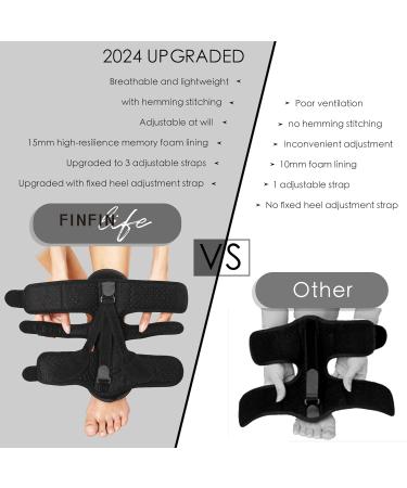 Plantar Fasciitis Relief Kit | Adjustable Night Splint & Socks for Heel Spur & Achilles Tendonitis - Comfortable Cure for Men & Women - Buy Online on GoSupps.com