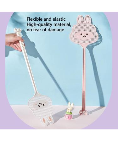 BAMFY 2 Pcs Fly Swatter Manual Plastic Fly Swat Set with Long Handle Fly Swatters Indoor Outdoor Fly Killer for Classroom Office Kitchen Home (Color : A) - Buy Online on GoSupps.com