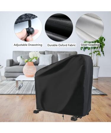 Rilime Exercise Bike Cover - Waterproof Upright Cycling Protective Stationary Bicycle Cover for Indoor & Outdoor Fitness - Black - Buy Online on GoSupps.com