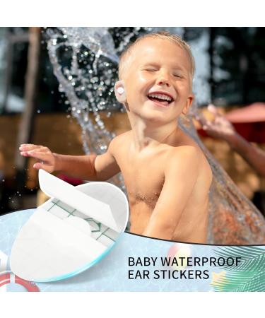 120 Pcs Waterproof Swimming Ear Covers for Kids | Disposable Plastic Ear Plugs & Ear Stickers for Shower Surfing & Snorkeling - Buy Online on GoSupps.com