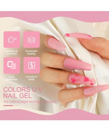 EONFAVE Gel Nail Polish - Gel Nail Varnish - Long Lasting Natural Color Soak Off U V Gel Nail Varnish Nail Art QF11 - Buy Online on GoSupps.com
