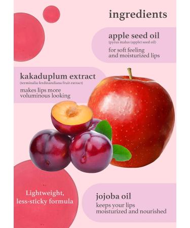 NOONI Appleseed Lip Oil Set - Appleplum & Applemint | Moisturizing Lip Oil Duo with Apple Seed Oil | Lip Stain Gift Set for Chapped Lips - 16 Duo - Buy Online on GoSupps.com