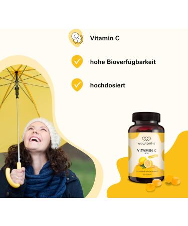 Wowamins Vitamin C 800mg Sugar-Free Gummies - Vegan & Delicious for Kids & Adults - German Quality (120 Pieces) - Buy Online on GoSupps.com