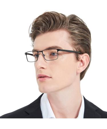 Fsread 4 Pack Men's Reading Glasses - Lightweight Blue Light Blocking Metal Frames (2.75 Magnification) - Stylish & Comfortable - Buy Online on GoSupps.com
