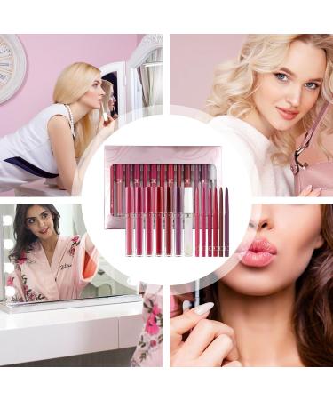  Qfdiwr Lip Gloss Vibrant Lip Pencil Brilliant Color | Long-Lasting Water-Resistant Minimal Transfer Moisturizing Perfect for Dates Weddings and Outdoor Events - Buy Online on GoSupps.com
