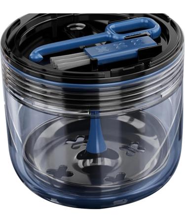 Sureh Retainer Case - Portable Prosthesis Bath Box with Brush & Mirror for Dentures Bridges & Braces (Black) | International Shipping - Buy Online on GoSupps.com