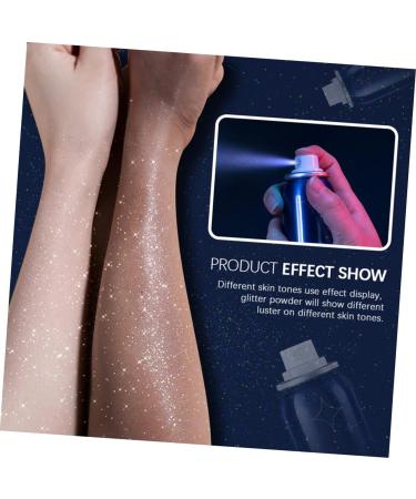 FOMIYES 4pcs Spray Body Glitter - Highlighter for Body Hair & Makeup | Shimmering Body Powder & Glitter Makeup - Buy Online on GoSupps.com