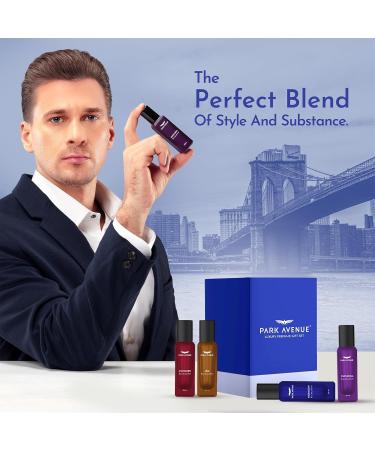 Park. Avenue Luxury Perfume Gift Set for Men 4x20 ml | Euphoria Conquer Harmony & Oud Perfume | Eau De Parfum | Premium Luxury Perfume for Corporate Man | Perfume for men Long Lasting Smell - Buy Online on GoSupps.com
