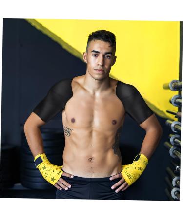 Buy Sports Shoulder Pads - Shoulder Workout Support Brace & Sleeve for Women - Rotator Cuff Stability Belt - XL Black - Buy Online on GoSupps.com